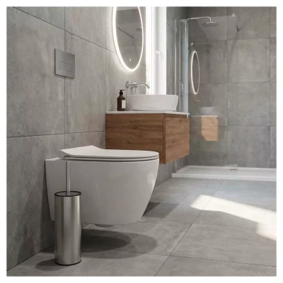 Mammoet Toilet Set Pulse 41 cm Silver