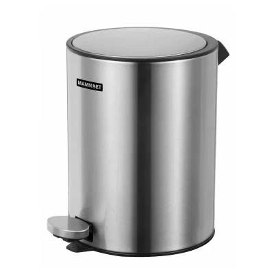 Mammoet Pedal Bin Softclose Pulse 3 l Silver