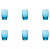 Arcoroc Longdrink Salto 35 cl Glas Blauw 