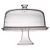 Borgonovo Plateau à gâteau avec cloche « Palladio », 31 cm, en verre