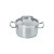 Kookpan met deksel Kitchen-line 16 cm 2.2 liter 18/10 Zilver