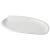 Palmer Assiette « White Delight », 28 x 19 cm, porcelaine blanche
