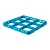 Carlisle 9-Compartment Carlisle , Opticlean .5 x 50.5 x 4.5 cm, Polypropylene, Blue