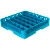 Carlisle Basiskorb 36-Fächer Opticlean 50.5 x 50.5 x 10 cm Polypropylen Blau