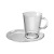 Pasabahce Teeglas und Untertasse Tribeca 40 cl 18 cm Gehärtetes Glas 