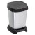 Rotho Treteimer Paso 20 x 19 x 29,5 cm 6 Liter Kunststoff Silber