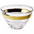 Vidivi Schaal Baguette 14 cm 61 cl Glas Goud