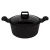 Mammoet Casserole « Vesuvio » 28 cm, 7 litres, en aluminium, noire