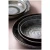 Palmer Deep Coupe Plate Metallic 26 cm Stoneware Silver