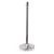 Afzetpaal Classic 95 cm Verchroomd Zilver