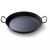 Skottsberg Paella Pan Carbon Steel 38 cm Plate Steel Black