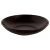 Mammoet Deep Plate Moon 21.5 cm Stoneware Black