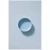 Palmer Schale Antigo cm 47 cl Porzellan Hellblau 