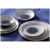 Maastricht Porselein plate Deep Grey Mineralis Organic 20 cm White