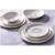 Maastricht Porselein Bord Coupe Aqua Mineralis 18 cm Wit