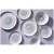 Maastricht Porselein Bord Coupe Aqua Mineralis 18 cm Wit