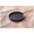 Maastricht Porselein Assiette « Cafe » Noir 21 cm, noire