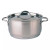 Mammoet Cooking pot with lid Villa 20 cm 3.4 liters stainless steel Silver