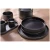 Maastricht Porselein Assiette « Cafe » Noir 26 cm, noire