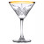 Pasabahce Martini Glass Timeless 23 cl Gold Glass