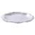 Maastricht Porselein Assiette « Calcaire » 25 cm, blanche 