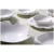 Maastricht Porselein Plat « Calcaire », 25,5 x 19 cm, blanc 