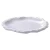 Maastricht Porselein Assiette « Calcaire » 20 cm, blanche 