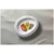 Maastricht Porselein Assiette « Calcaire », 23 x 19 cm, blanche 