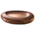 Maastricht Porselein Assiette « Calcaire », 17,5 x 14,3 cm, bronze