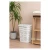 Laundry basket with lid Signature 33 x 45 x 60 cm 55 Liter Polyethylene White