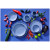 Palmer Bord diep Sandy Loam 22 cm Blauw Stoneware 2 stuk(s)
