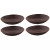 Palmer plate coupe Ruston cm Brown Stoneware 4 piece(s)