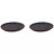 Palmer Bord Bama Blue 21 cm Blauw Stoneware 2 stuk(s)