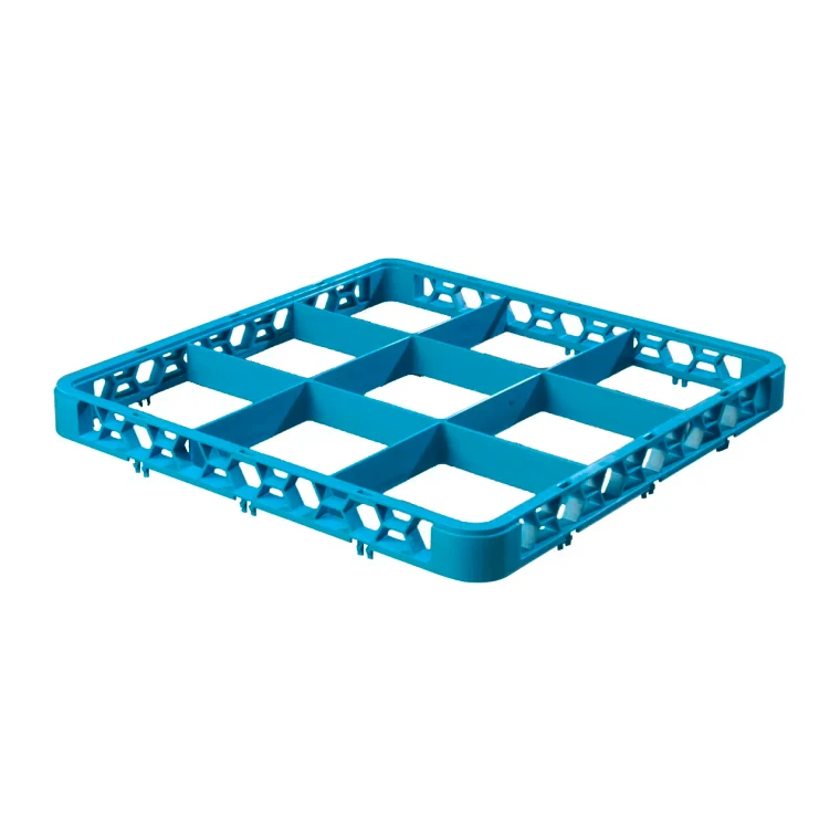 Carlisle 9-Compartment Carlisle , Opticlean .5 x 50.5 x 4.5 cm, Polypropylene, Blue