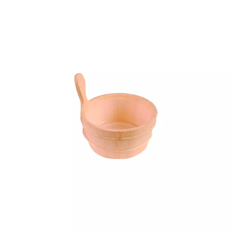 Sauna emmer 3 l 25.5 cm Bruin Hout