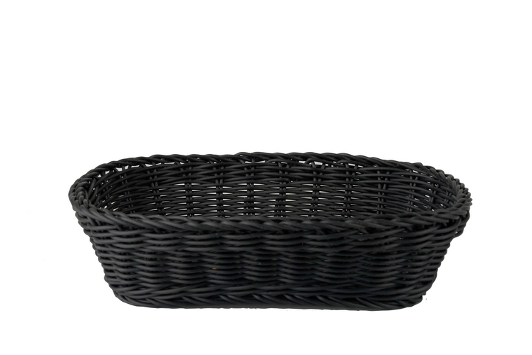 Saleen Basket 26.5 x 19 x 7 cm Plastic Black