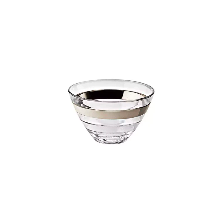 Vidivi Plat « Baguette », 14 cm, 61 cl, verre argenté 