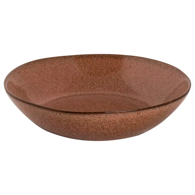 Palmer plate deep Rustique 21 cm Stoneware Pink