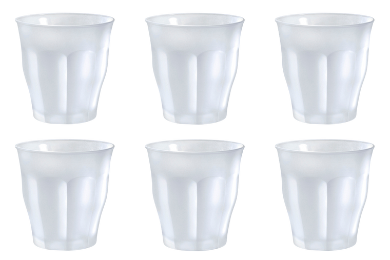 Duralex Becher Picardie 1027S 25 cl Hartglas Weiß 