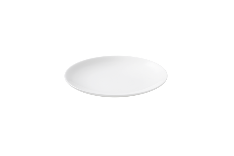 Maastricht Porselein Bord coupe Blanc De Blancs 18 cm Wit
