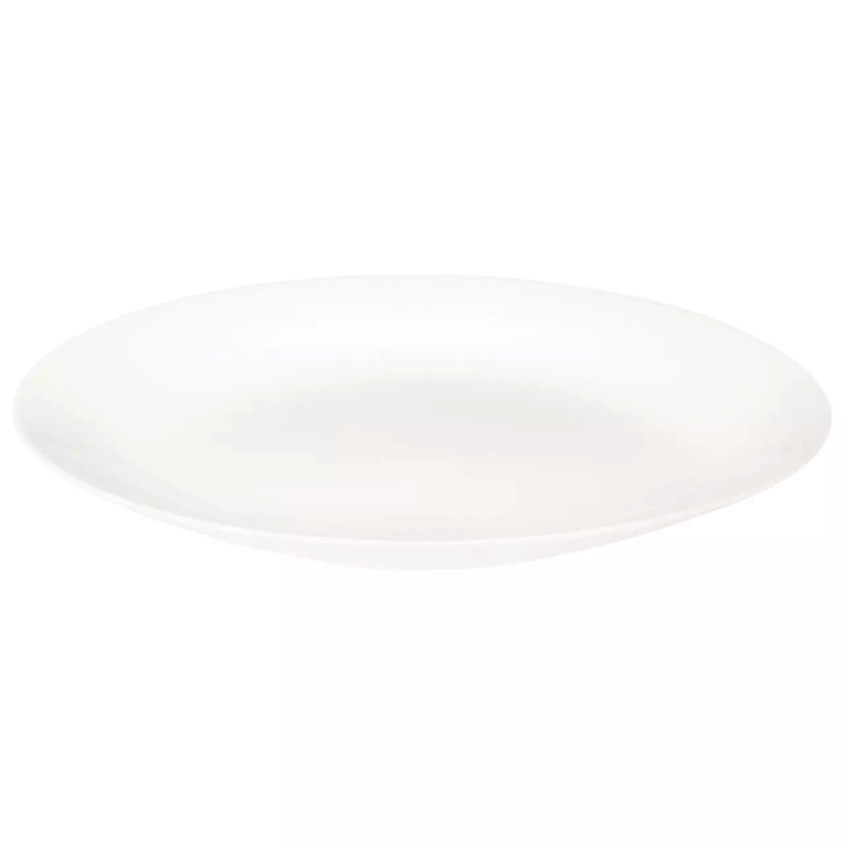 Maastricht Porselein Bord coupe Blanc De Blancs 31 cm Wit