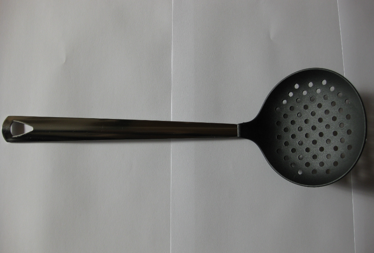 Schaumlöffel 35 cm Kunststoff-Edelstahl Schwarz