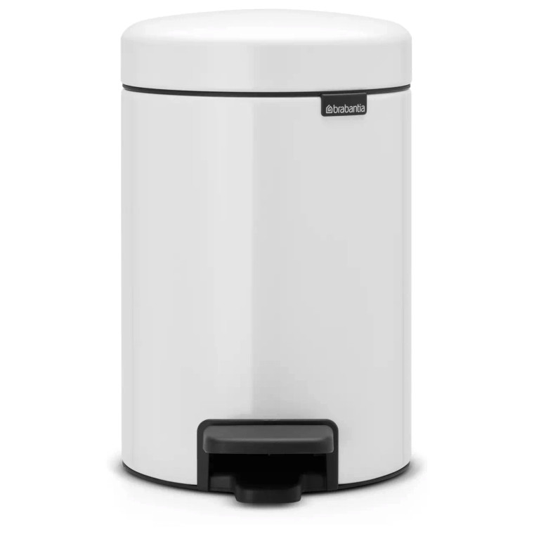 Brabantia Treteimer Newicon 17 x 25 cm 3 Liter Edelstahl Weiß