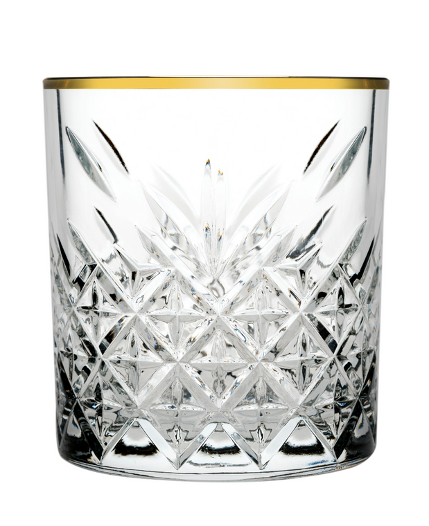 Pasabahce Tumbler with gold rim Timeless 34.5 cl Glass  Pasabahce Tumbler with gold rim Timeless 34.5 cl Glass