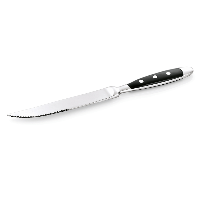 Steakmesser Bistro 21,5 cm aus rostfreiem Stahl Schwarz