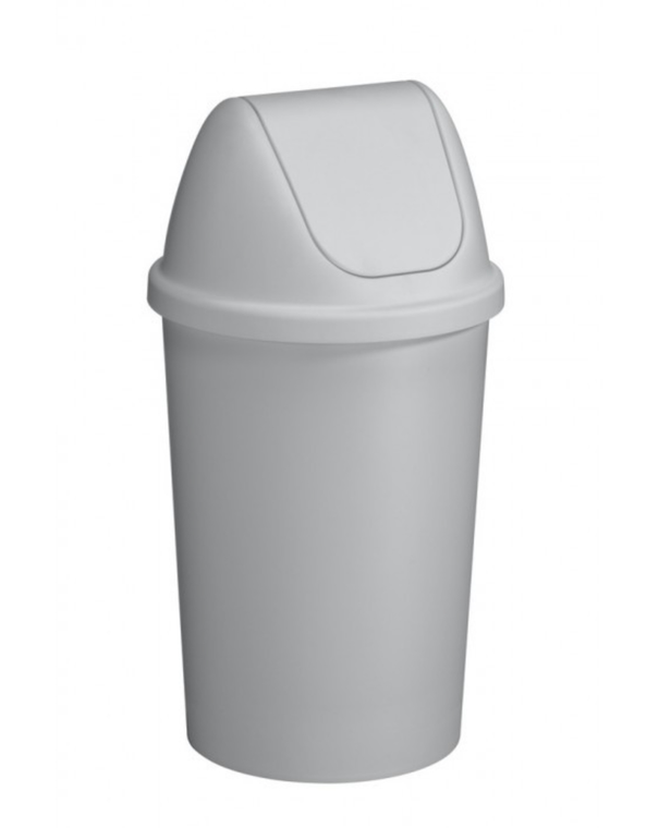Sunware Waste Bin Twinga 37.5 x 37.5 x 68 cm 45 liter Plastic Gray
