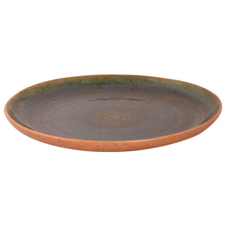 Palmer Teller Wisteria 28,5 cm Steingut Grün Beige