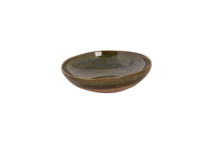 Palmer Teller tief Wisteria 22 cm Grün Beige Steingut 