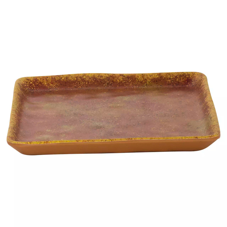 Cheforward Bord Clay Azul Iris 15 x 15 cm Melamine Bruin