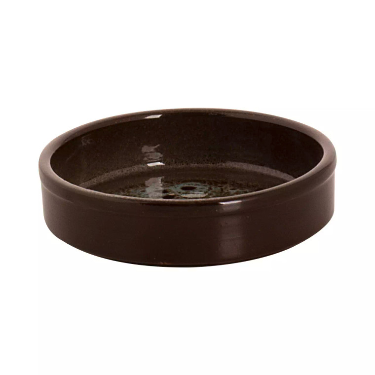 Graupera Ovenschaal Turkey 10 x 2.2 cm Stoneware Bruin Blauw 